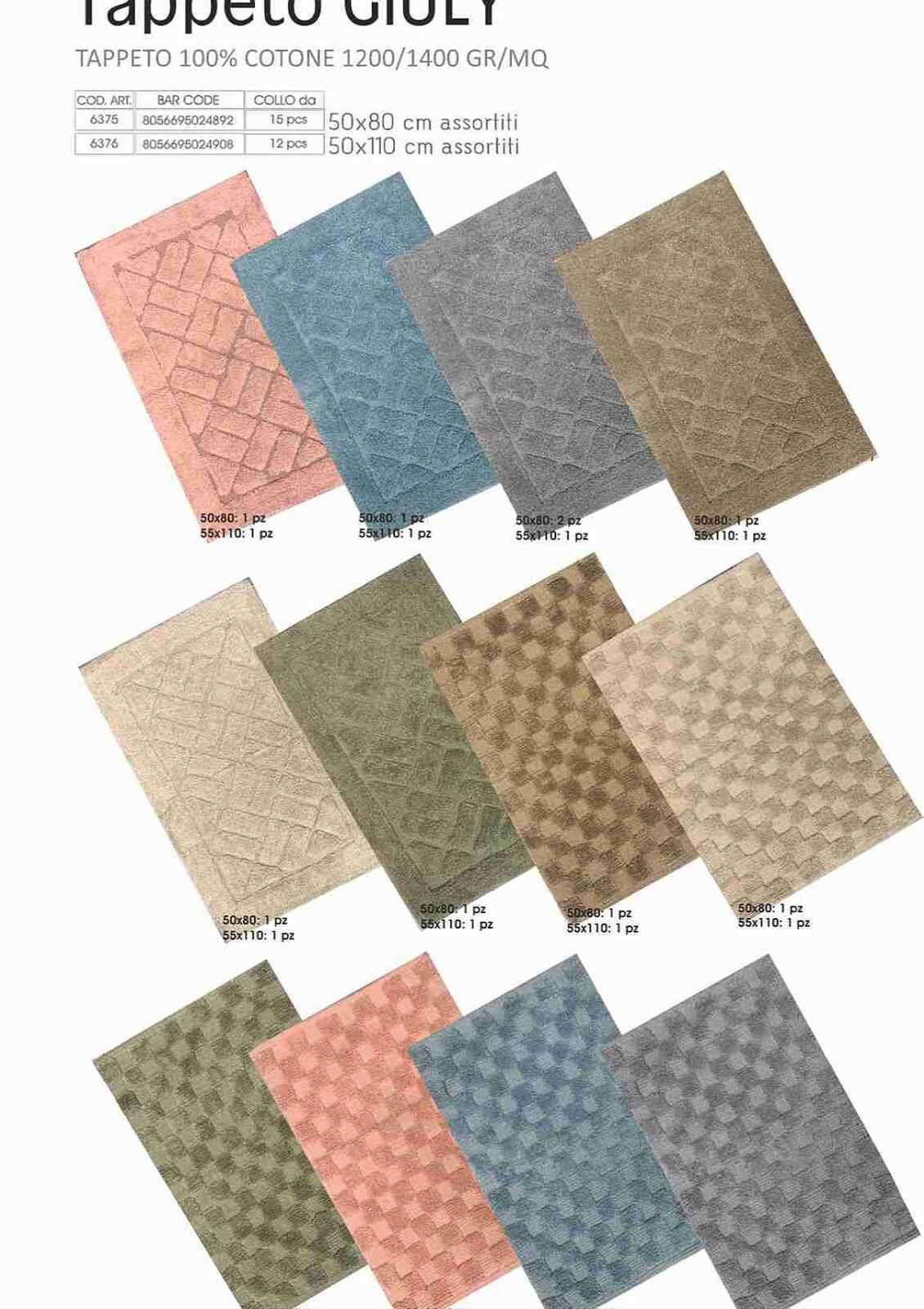 GIULY BATH CARPET 50X80 Tellini S.r.l. Wholesale Clothing